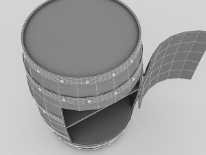 cask cabinet Modello 3D
