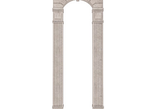 classic building entrance 7 3D Model
