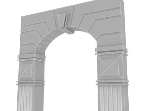 classic building entrance 7 3D 模型