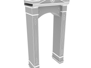 classic building entrance 6 Modèle 3D