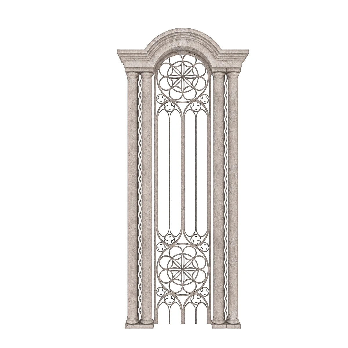classic building entrance 5 3D Model .c4d .max .obj .3ds .fbx .stl .blend 