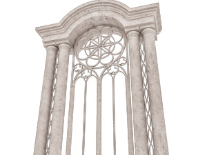 classic building entrance 5 3D Model
