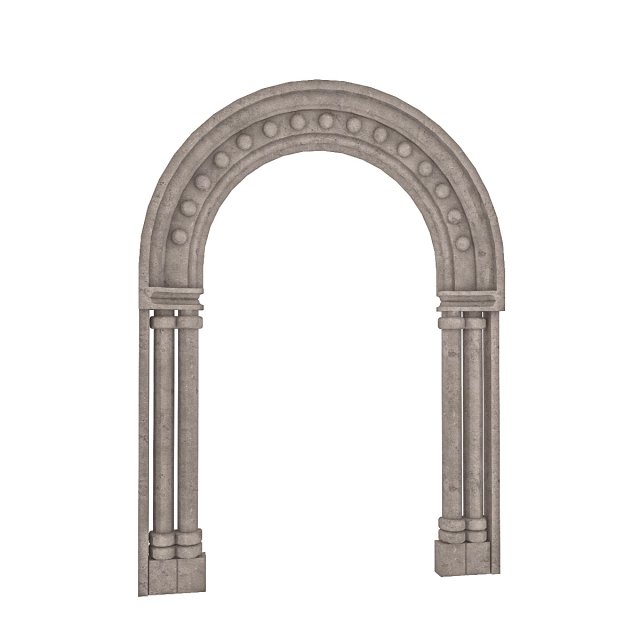 classical building enterance 1 Modelo 3D .c4d .max .obj .3ds .fbx .stl .blend