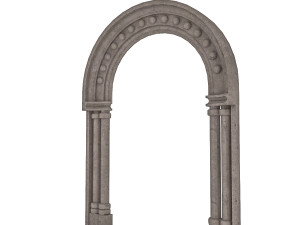 classical building enterance 1 3D Modell