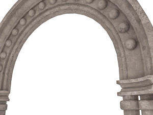 classical building enterance 1 3D Modell