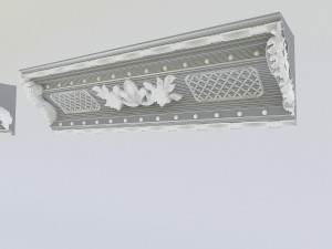 classic patterned plaster 3D Model