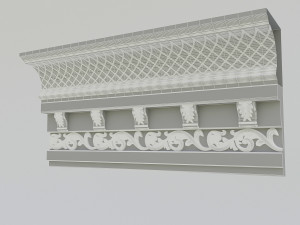 patterned plaster 01 Modèle 3D