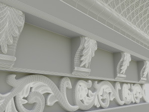 patterned plaster 01 Modèle 3D