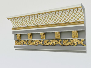 patterned plaster 01 Modèle 3D