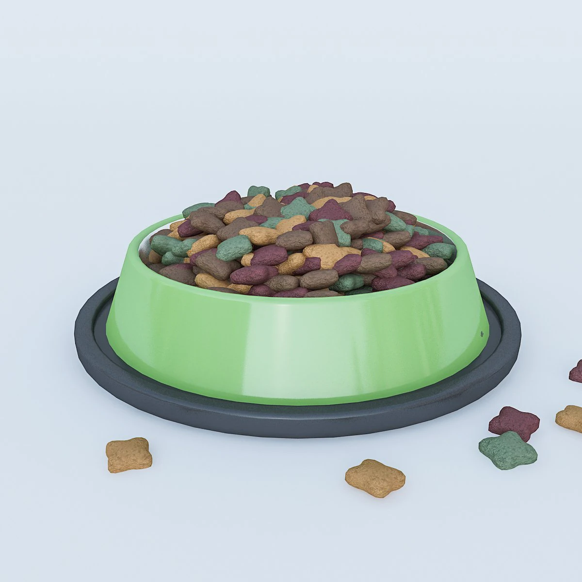 cat dog food model 3D Model .c4d .max .obj .3ds .fbx .stl .blend