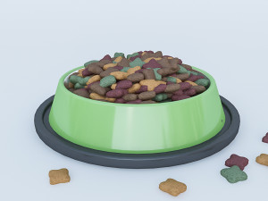 cat dog food model 3D 모델