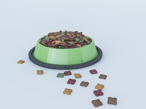cat dog food model 3D Model