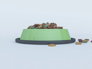 cat dog food model 3D Model