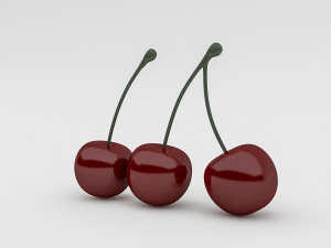 3d cherry model 3D Model