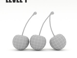 3d cherry model 3D Model