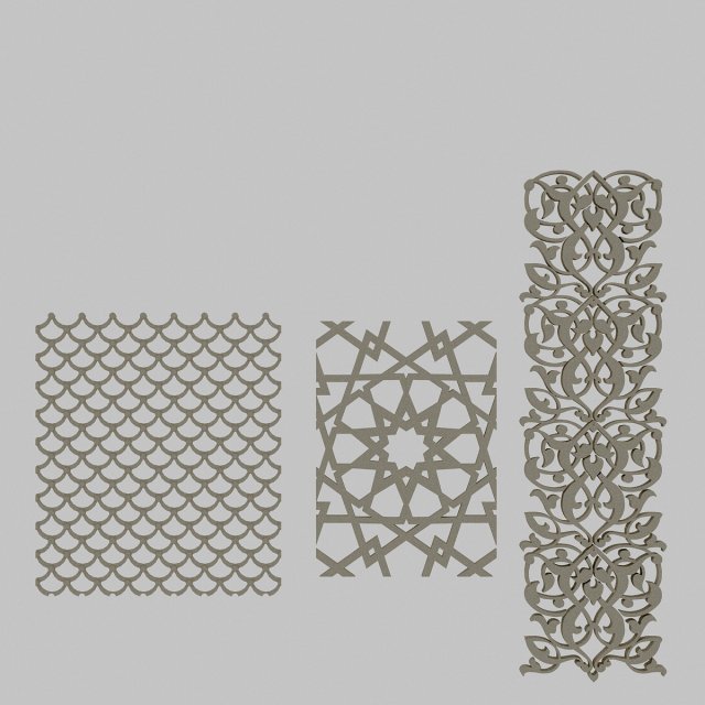 classical patterns Modelo 3D .c4d .max .obj .3ds .fbx .stl .blend 