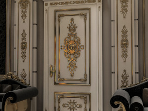 classical living room Modèle 3D