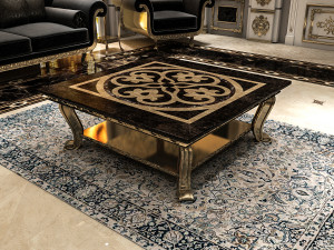 classical living room Modèle 3D