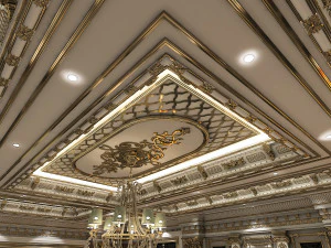 sala de estar cl&aacute;sica Modelo 3D