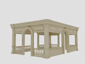 camelia classica Modello 3D