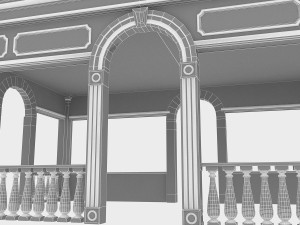 classical camellia 3D Model