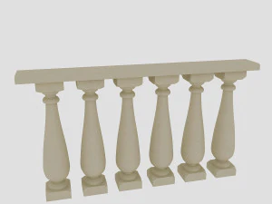 classical railing 3D Model