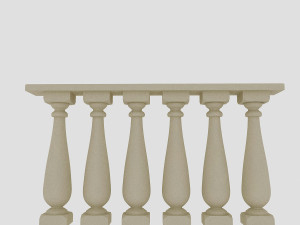 classical railing 3D Model