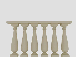 classical railing 3D Model