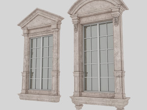 classical windows 2 3D 모델