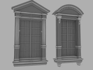 classical windows 2 3D Model