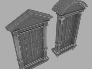 classical windows 2 3D 모델
