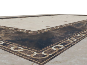 classic marble floor 3Dモデル