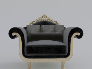 classic sofa set 3D Модель