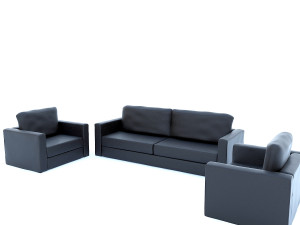 sofa set Modèle 3D