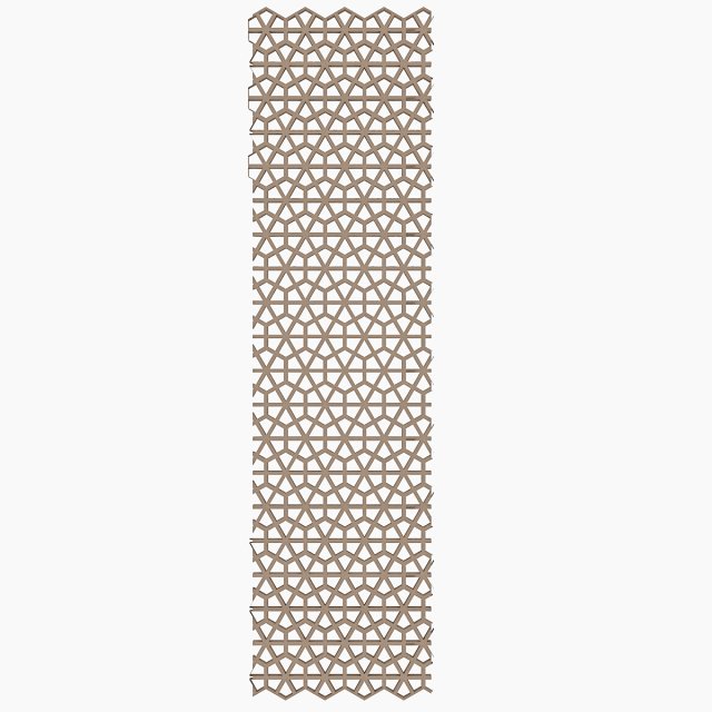 hexagonal separator and panel 3D Model .c4d .max .obj .3ds .fbx .stl .blend 