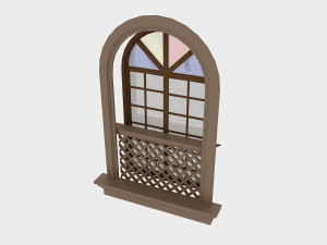 pavilion window 6 3D मॉडल