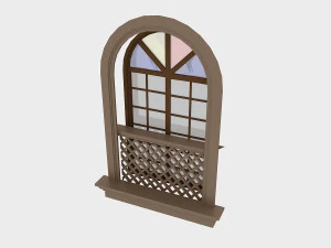 pavilion window 6 3D Model