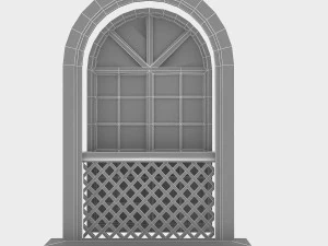pavilion window 6 3D Model