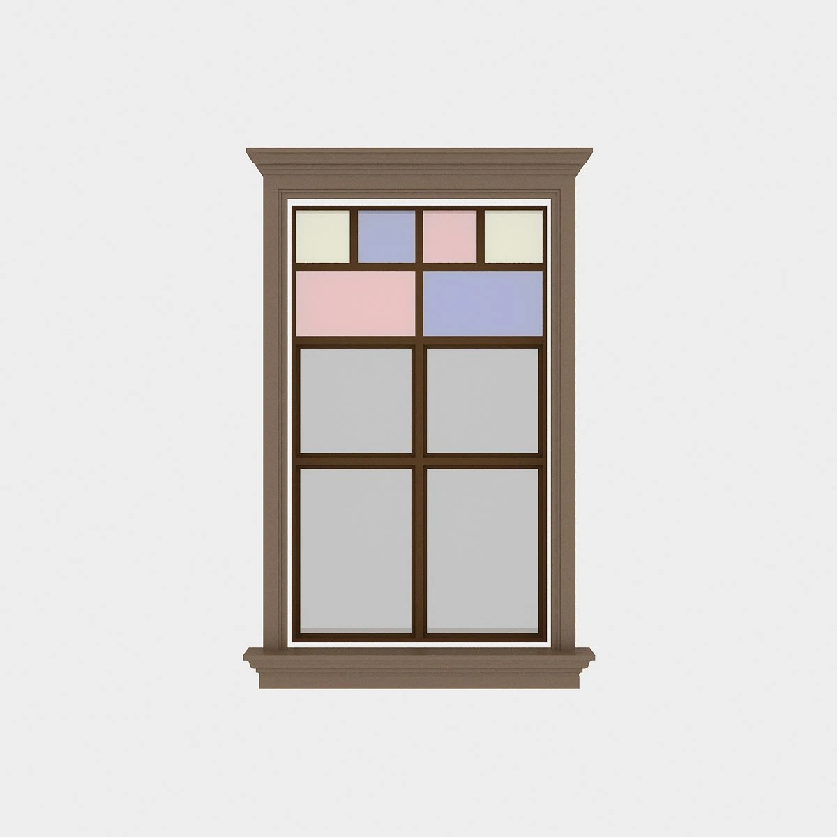 pavilion window 4 3D Model .c4d .max .obj .3ds .fbx .stl .blend