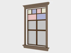 pavilion window 4 3D Model