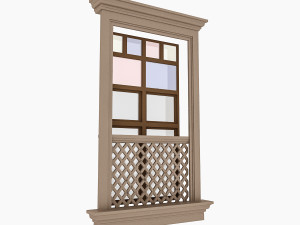 pavilion window 3 Modelo 3D