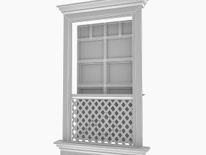 pavilion window 3 Modelo 3D