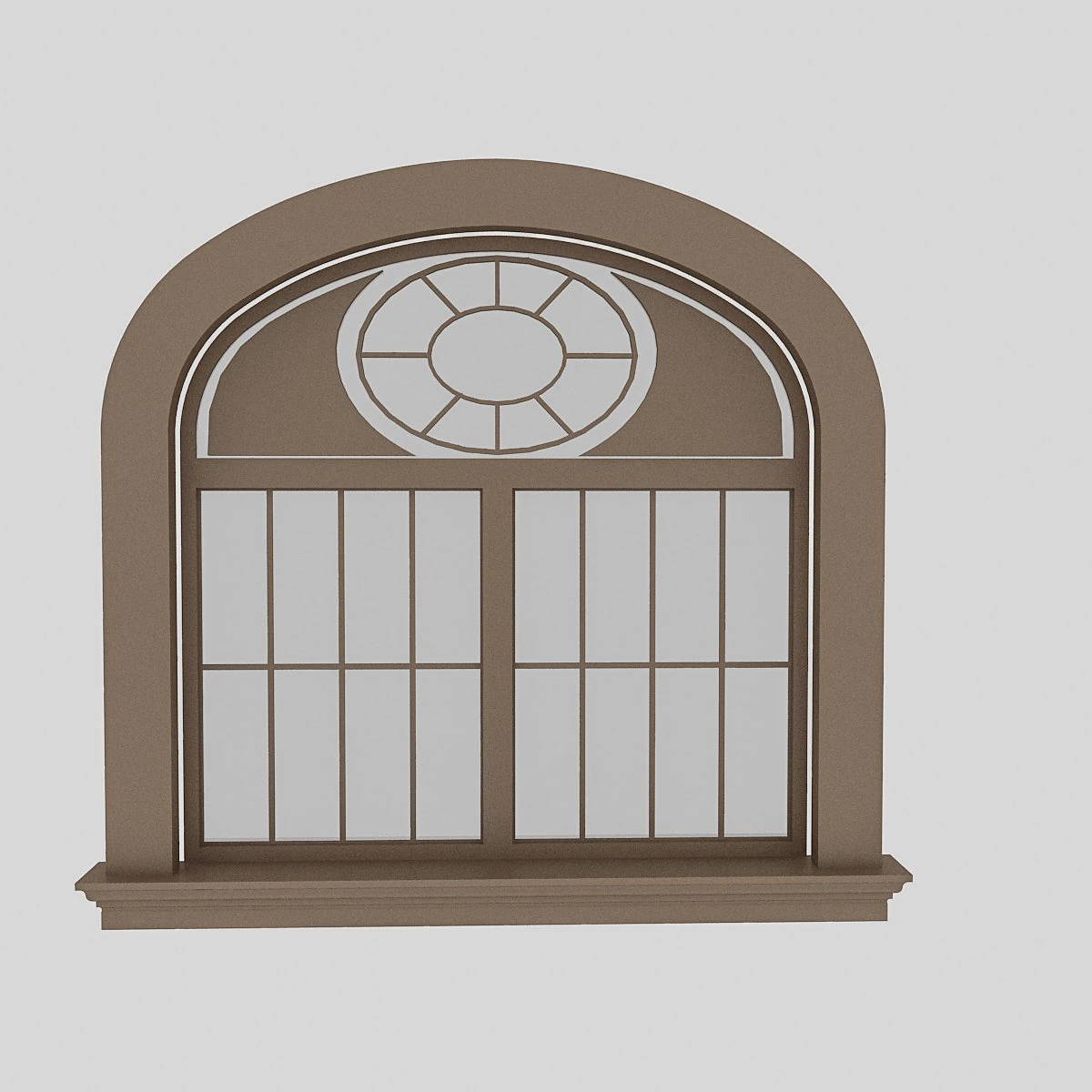 pavilion window 2 3D Model .c4d .max .obj .3ds .fbx .stl .blend 