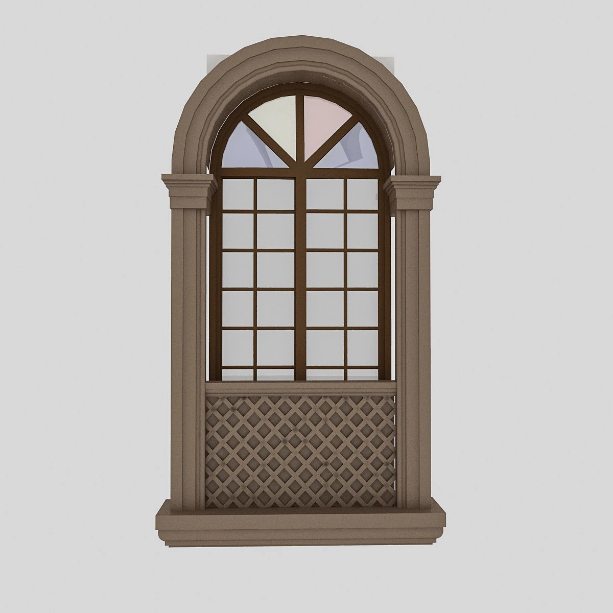 pavilion window 3D Model .c4d .max .obj .3ds .fbx .stl .blend 