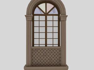 fenêtre du pavillon Modèle 3D