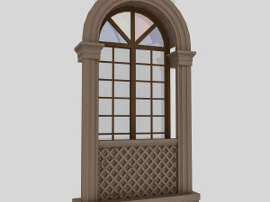 pavilion window 3D 모델