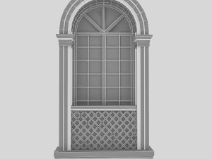 pavilion window 3D 모델