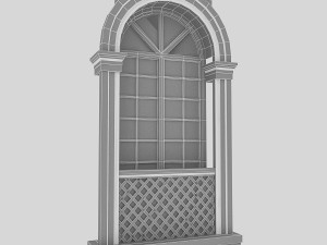 pavilion window 3D 모델