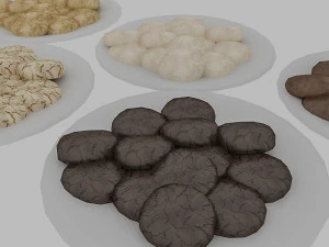 cookies set 3D Model