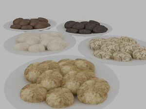 cookies set 3D Model